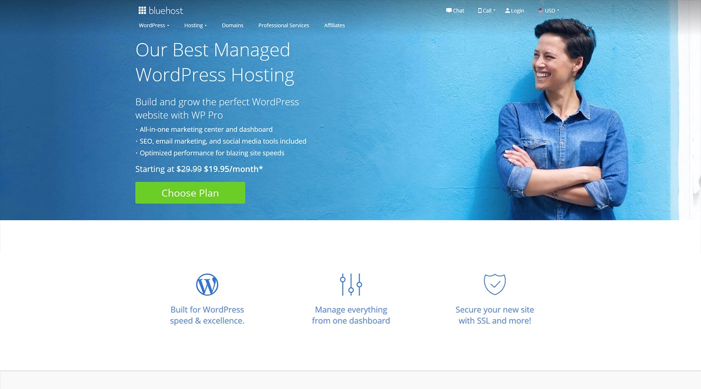 Bluehost | Managed WordPress Hosting | Dave McLean