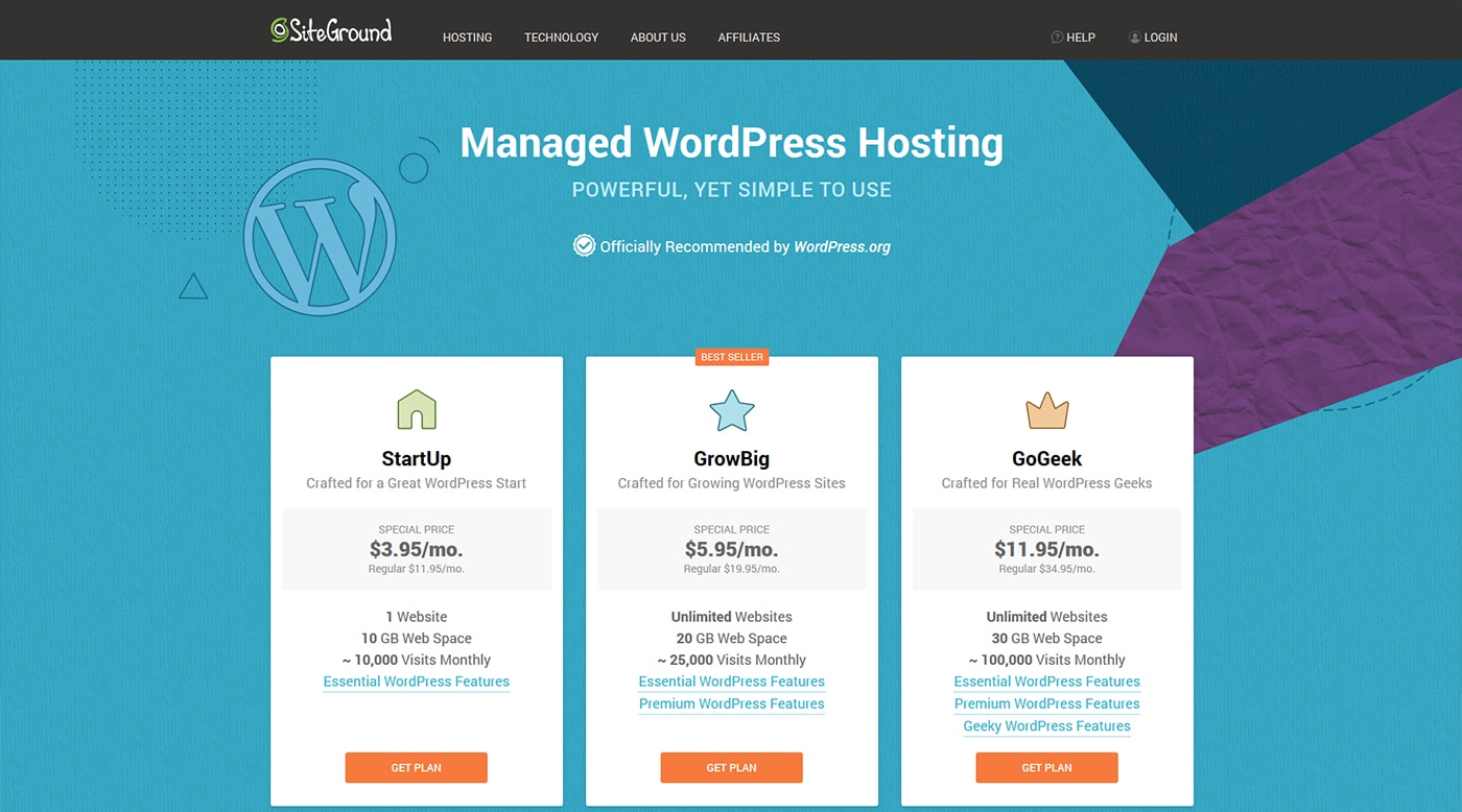 SiteGround | Managed WordPress Hosting | Dave McLean